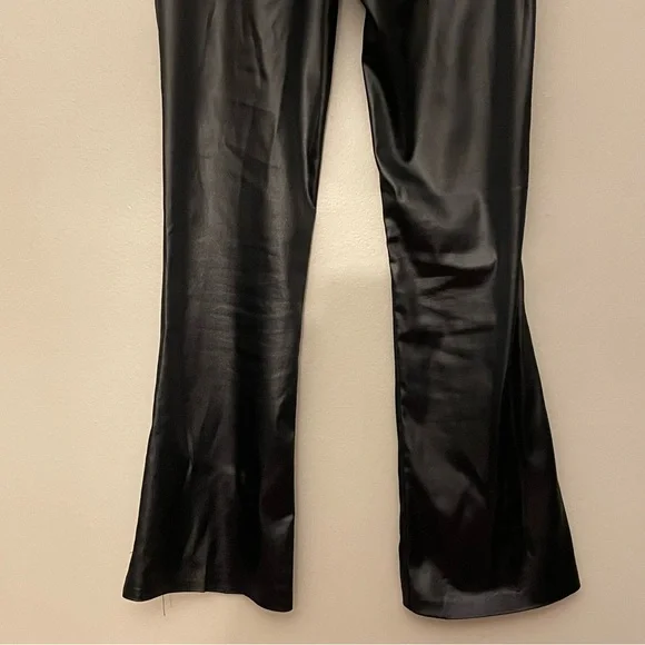 GAP Black Satin Flare Dress Pants 29" Inseam – Size 28 EUC - Picture 10 of 13